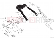 DUCATI Scrambler 1100 Dark Pro REAR MUDGUARD [MOD:SCR11DRK]