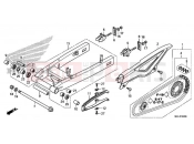 HONDA NC750XAL NC750XA 2020 F-32 SWINGARM