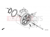 HONDA NC750XAL NC750XA 2020 F-14 FRONT WHEEL