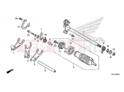 HONDA NC750XAL NC750XA 2020 E-19 GEARSHIFT DRUM