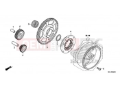 HONDA NC750XAL NC750XA 2020 E-9 STARTING CLUTCH