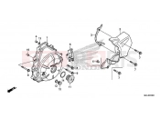 HONDA NC750XAL NC750XA 2020 E-10 AC GENERATOR COVER