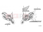 HONDA NC750XAL NC750XA 2020 F-50 DECALS