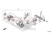 HONDA NC750XAL NC750XA 2020 E-23 THROTTLE BODY
