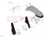 DUCATI 2021 Scrambler Desert Sled FRONT MUDGUARD [MOD:SCR800DS]
