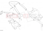 DUCATI 2021 Scrambler Desert Sled REAR MUDGUARD [MOD:SCR800DS]