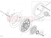 DUCATI 2021 Scrambler Desert Sled FRONT WHEEL [MOD:SCR800DS]