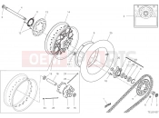 DUCATI 2021 Scrambler Desert Sled REAR WHEEL [MOD:SCR800DS]