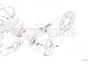DUCATI 2020 Scrambler Icon Dark FRONT SPROCKET - CHAIN