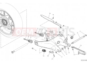 DUCATI Scrambler 1100 Pro REAR SWINGING ARM [MOD:SCR11DRK]