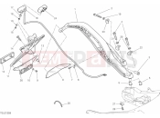 DUCATI Scrambler 1100 Pro PLATE HOLDER [MOD:SCR11DRK;XST:EUR,ROK]