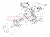 DUCATI 2016 Scrambler Full Throttle GENERATOR COVER [MOD:SCR800FT;XST:EUR,ROK]