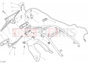 DUCATI 2016 Scrambler Flat Track Pro PLATE HOLDER [MOD:SCR800FP;XST:JAP]