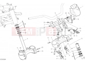 DUCATI Diavel 1260 Lamborghini STEERING ASSEMBLY [MOD:DVLAMBO]