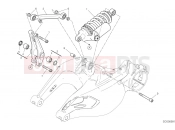 DUCATI Diavel 1260 Lamborghini REAR SHOCK ABSORBER [MOD:DVLAMBO]