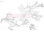 DUCATI Diavel 1260 Lamborghini FOOTRESTS, LEFT [MOD:DVLAMBO]