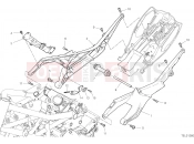 DUCATI Diavel 1260 Lamborghini REAR FRAME COMP. [MOD:DVLAMBO]