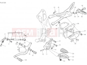DUCATI Diavel 1260 FOOTRESTS, LEFT [MOD:DVL1260]