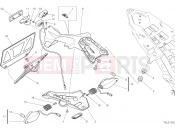 DUCATI Monster 821 Stealth PLATE HOLDER [MOD:M821STEA;XST:JAP]