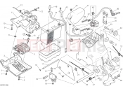 DUCATI Monster 821 BATTERY HOLDER [MOD:M 821;XST:JAP]