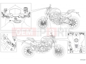 DUCATI Monster POSITIONING PLATES [MOD:M937;XST:JAP]