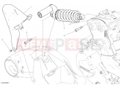 DUCATI 2021 Monster 1200 S SOSPENSIONE POSTERIORE [MOD:M 1200S]