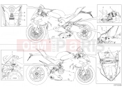 DUCATI 2021 Panigale Superleggera V4 POSITIONING PLATES [MOD:PANV4SL;XST:JAP]