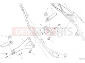 DUCATI 2021 Panigale V4 S REAR FOOTREST [MOD:PANV4 S]