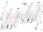 DUCATI XDiavel Black Star FRONT FORK [MOD:XDVLTOP]