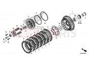 HONDA CB500X 2016 E-8 CLUTCH