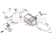 HONDA CB500X 2016 F-37 BATTERY