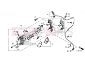 HONDA CB500X 2016 F-12 FRONT BRAKE CALIPER