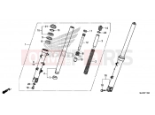 HONDA CB500X 2016 F-11 FRONT FORK