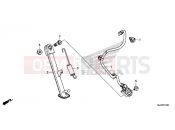 HONDA CB500X 2016 F-31 SIDE STAND