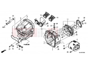 HONDA CB500X 2016 F-25 AIR CLEANER