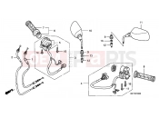 HONDA FJS600D6 SILVER WING 2006 F-3 SWITCH/CABLE