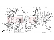 HONDA FJS600D6 SILVER WING 2006 F-6 HANDLE PIPE/HANDLE COVER