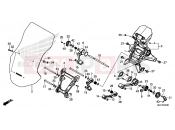 HONDA X-ADV 750 (ADV750H) 2017 F-42 WINDSCREEN