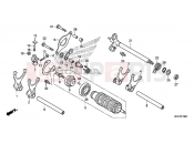 HONDA X-ADV 750 (ADV750H) 2017 E-19 GEARSHIFT DRUM