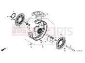 HONDA X-ADV 750 (ADV750H) 2017 F-14-20 FRONT WHEEL