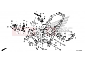 HONDA X-ADV 750 (ADV750H) 2017 F-39 FRAME BODY