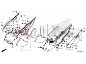 HONDA X-ADV 750 (ADV750H) 2017 F-30-20 STEP PANEL