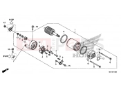HONDA X-ADV 750 (ADV750H) 2017 E-13 STARTER MOTOR