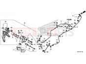 HONDA X-ADV 750 (ADV750H) 2017 F-17 REAR BRAKE CALIPER
