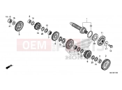 HONDA X-ADV 750 (ADV750H) 2017 E-17-20 TRANSMISSION (COUNTERSHAFT)