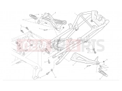 DUCATI Streetfighter 848 Rear subframe