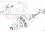 DUCATI 2021 Multistrada V4 S Rear Wheel Spoked