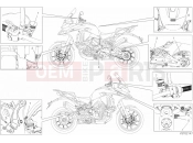 DUCATI 2021 Multistrada V4 S Warning Labels (JAPAN ONLY)