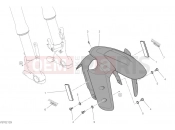 DUCATI 2021 Multistrada V4 S Front Mudguard RED Model