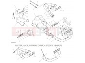 DUCATI 2021 Multistrada V4 S Exhaust Pipe Assembly